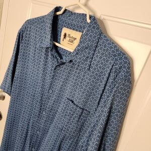 Men's Vintage Silk Blues 100% Silk‎  Size XXL